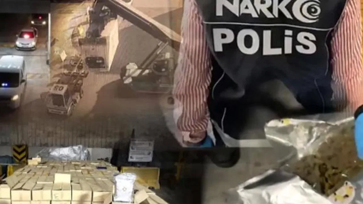 Derince Limanı'nda 1,5 tonluk skunk operasyonu: 5 gözaltı!