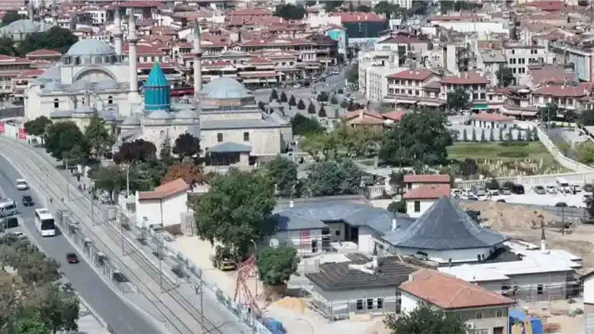Konya’da Mevlevi Dergahı inşaatı yüzde 50 tamamlandı