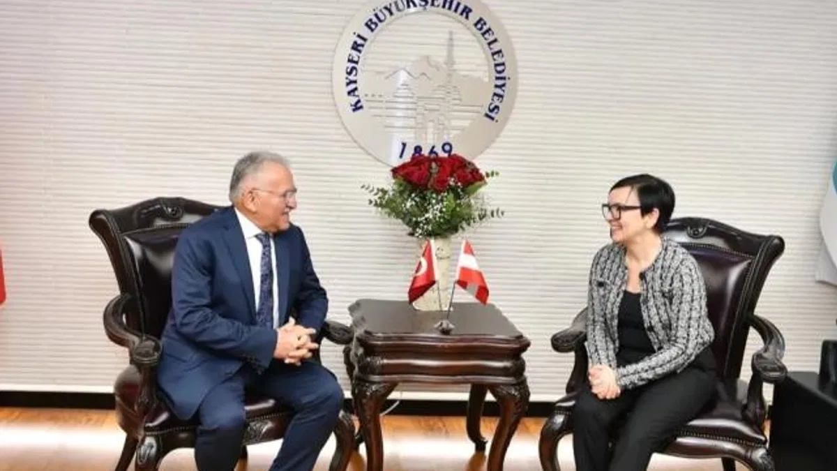 Avusturya Ankara Büyükelçisi'nden Büyükkılıç'a ziyaret