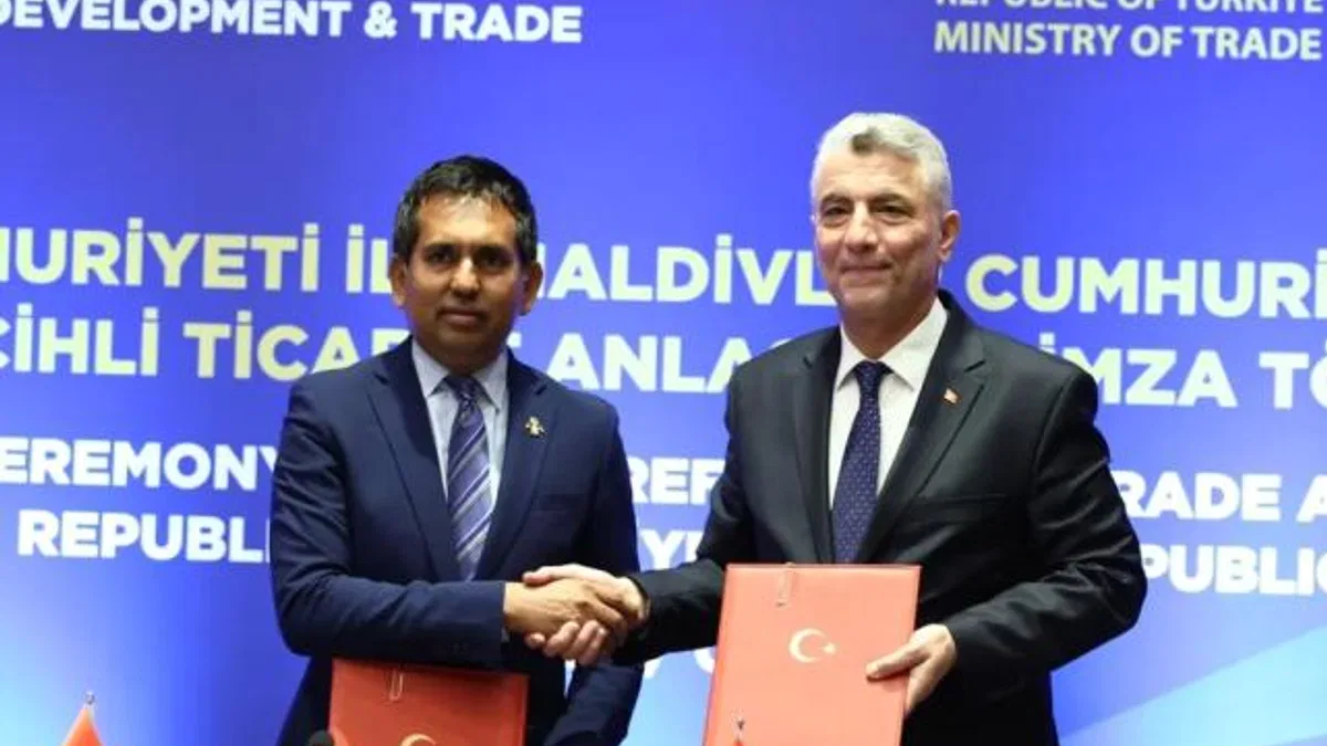 Türkiye ile Maldivler arasında 'Tercihli Ticaret' protokolü