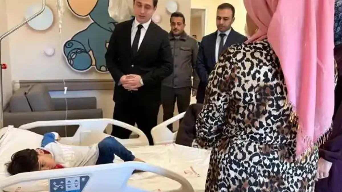 Batman Sason'da Kaymakam Başar'dan hastane ziyareti