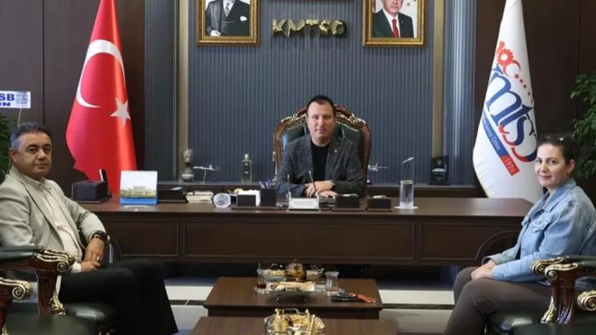 Başkan Çiçek’ten KMTSO Başkanı Buluntu’ya ziyaret