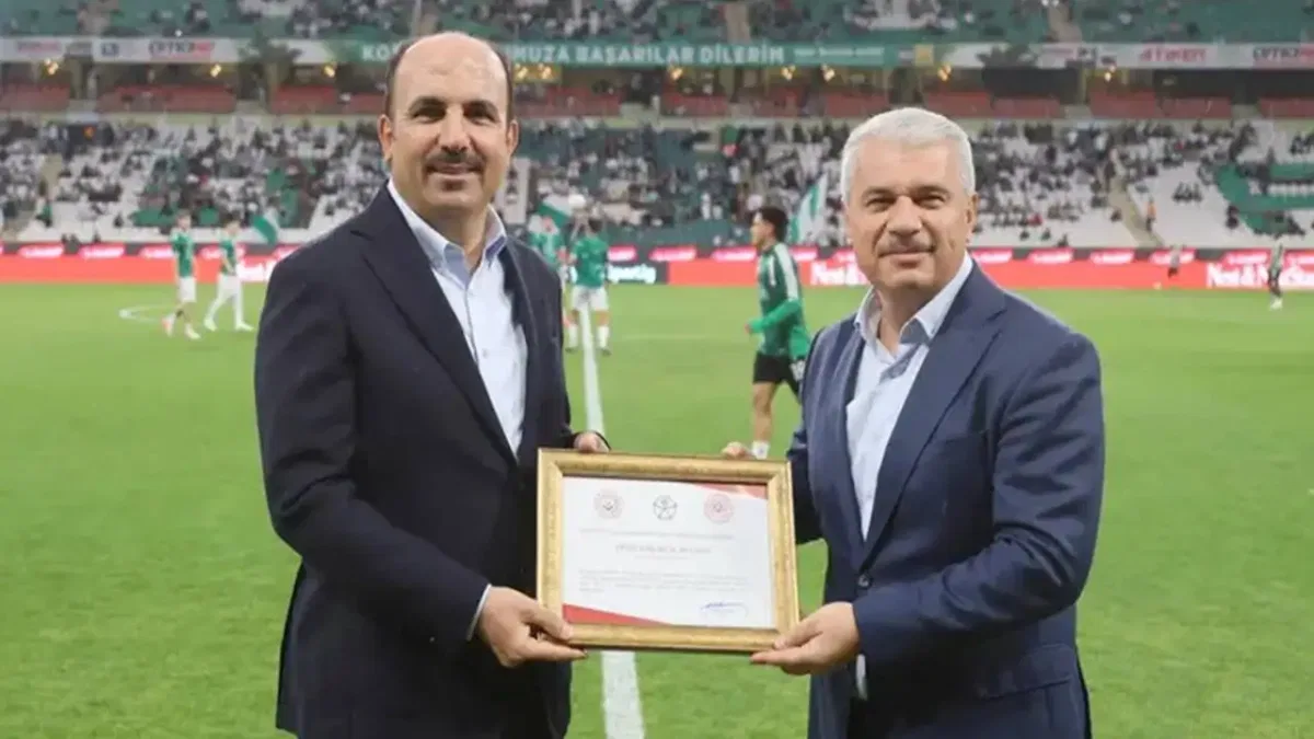 Türkiye'de ilk 'erişilbilir' stadyum oldu... Konya'ya erişilebilirlik belgesi