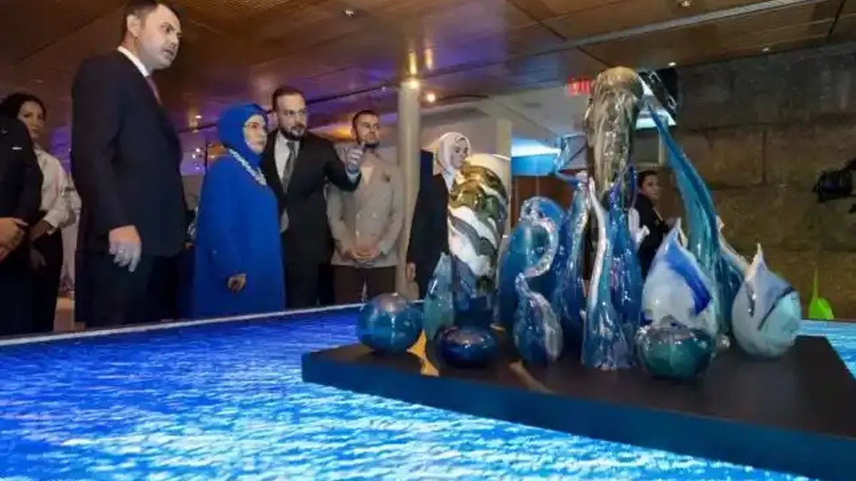 New York'taki 'Sıfır Atık Mavi-Damla Damla' sergisinde Konya'daki proje rol-model oldu