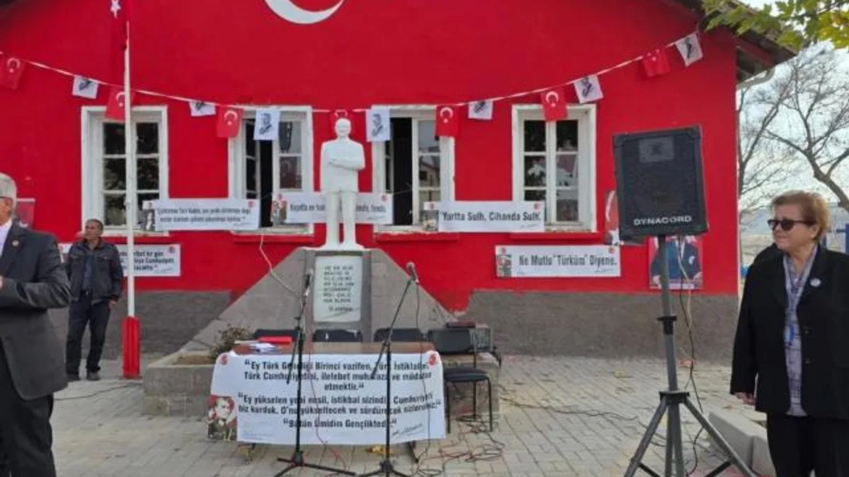 Atatürk’ün Atayurdu Taşkale’de anlamlı 10 Kasım
