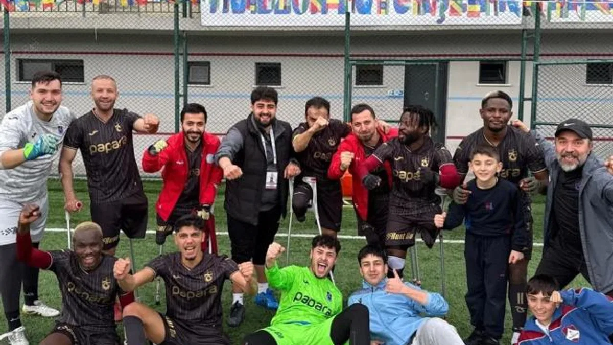 Trabzon Ampute Futbol Takımı 3. sıraya yükseldi