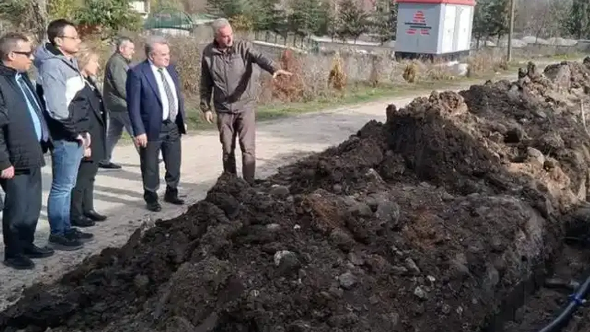 Bozüyük’te içme suyu müjdesi... Muratdere’ye 4 bin 500 metrelik yeni hat