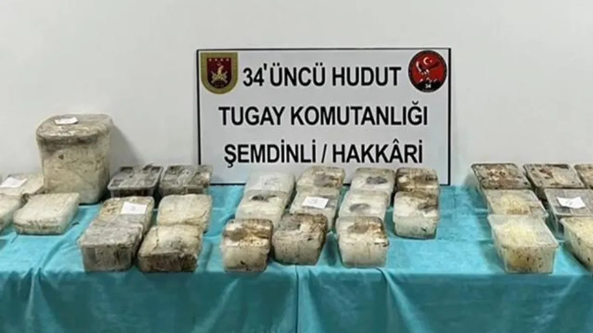 İran sınırında 81 kilogram uyuşturucu ele geçirildi