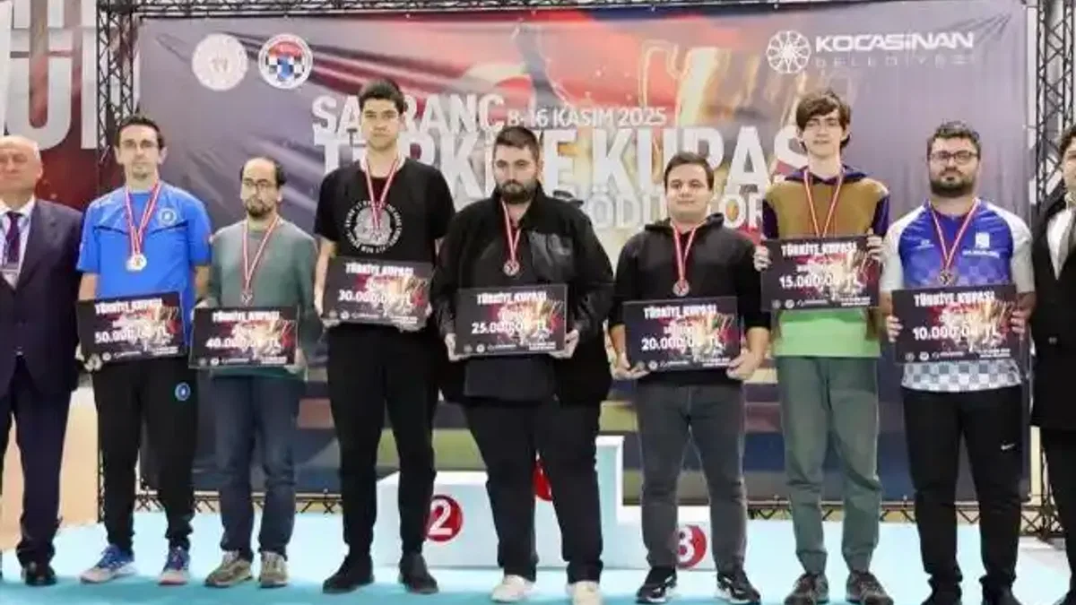 Kayseri Kocasinan'ın Satranç Türkiye Kupası sona erdi