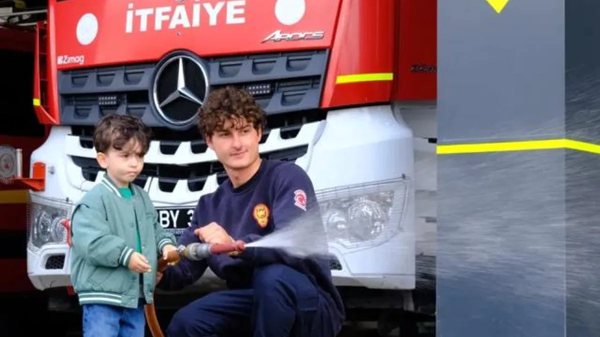 Kocaelili minikler itfaiyecilik mesleğini yakından tanıdı