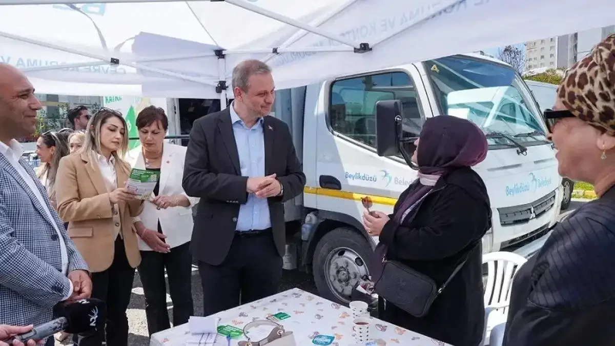 Beylikdüzü'nde geri dönüşüme teşvik eden uygulama