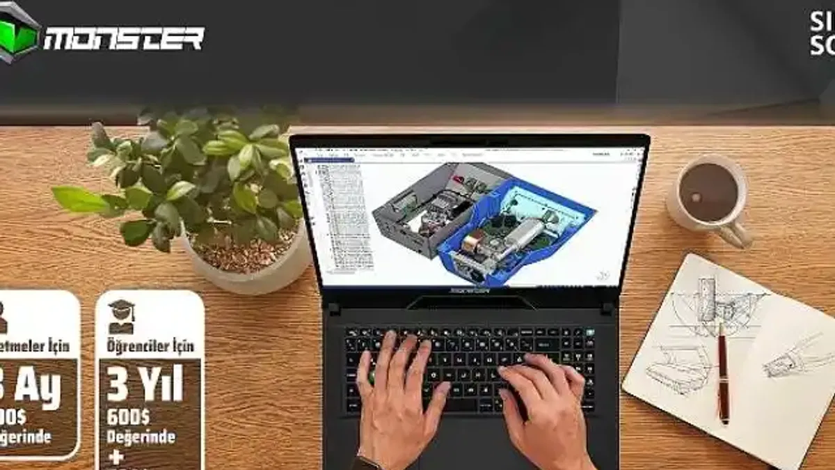 Monster ve Siemens güçlerini birleştiriyor, Solid Edge yazılımıyla profesyonellerin hayatı kolaylaşıyor