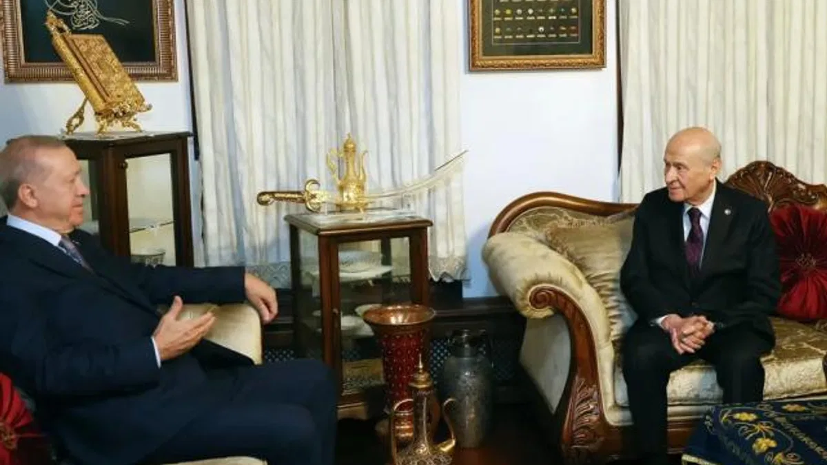 Cumhurbaşkanı Erdoğan'dan Bahçeli'ye ziyaret