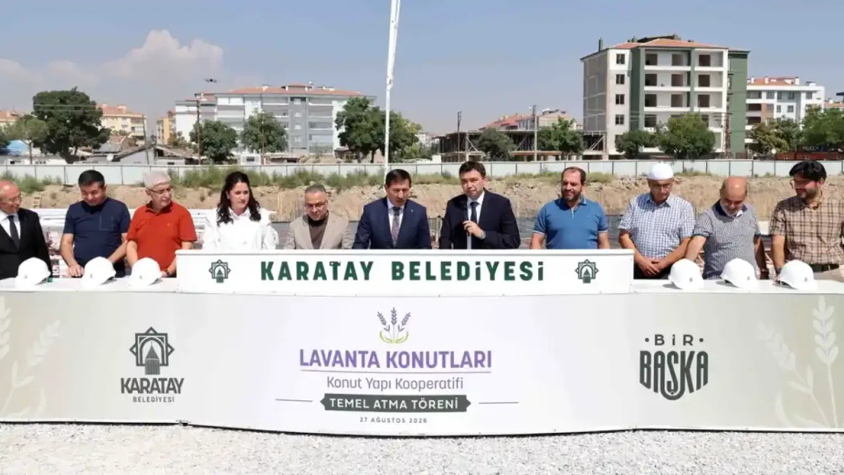 Konya Karatay Lavanta Konutları’nda temeller atıldı