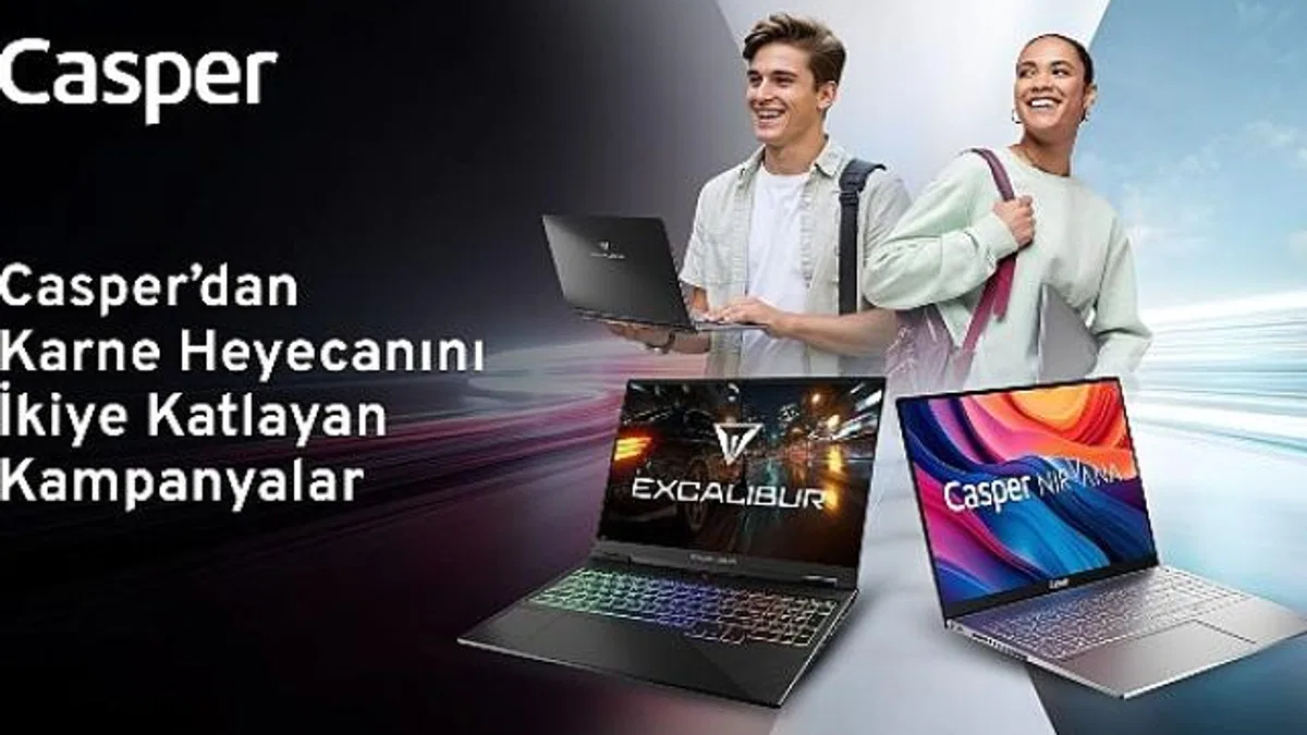 Karne coşkusu teknoloji ile buluştu Casper'dan karne heyecanını ikiye katlayan kampanyalar
