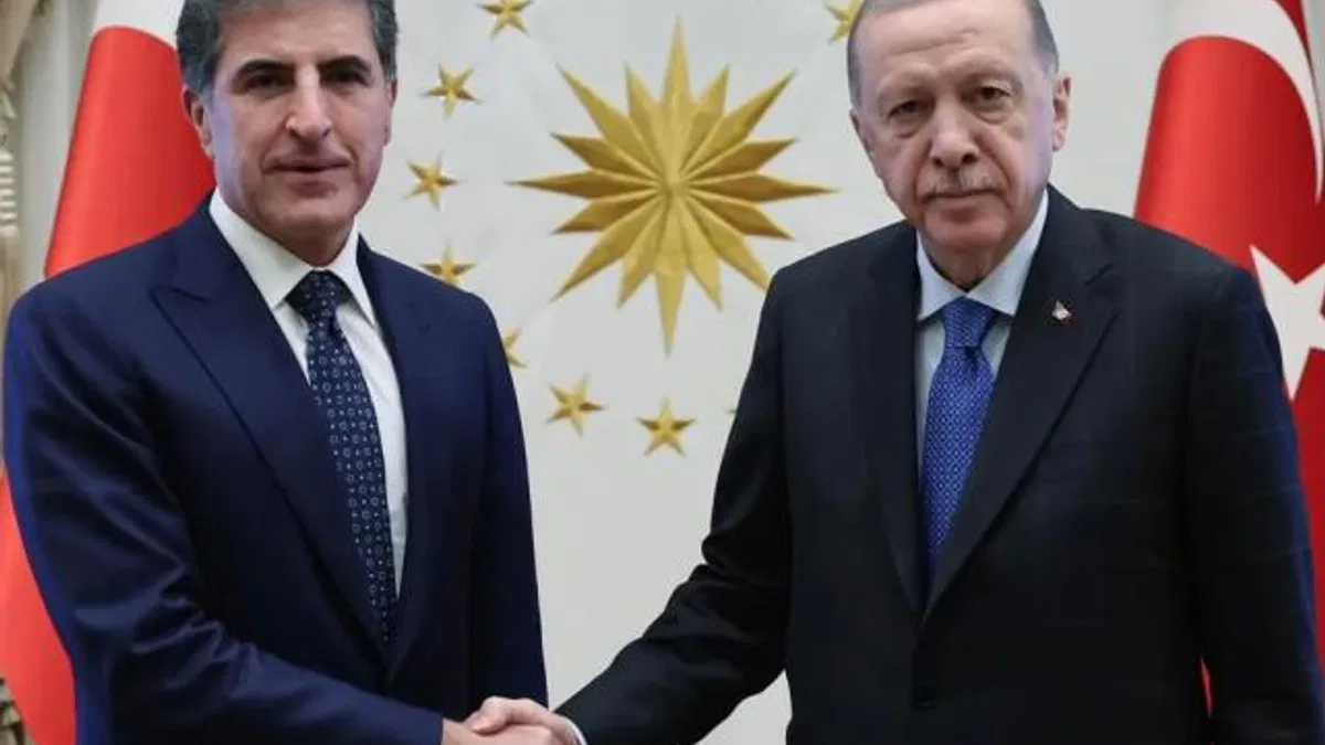 Cumhurbaşkanı Erdoğan Barzani ile görüştü