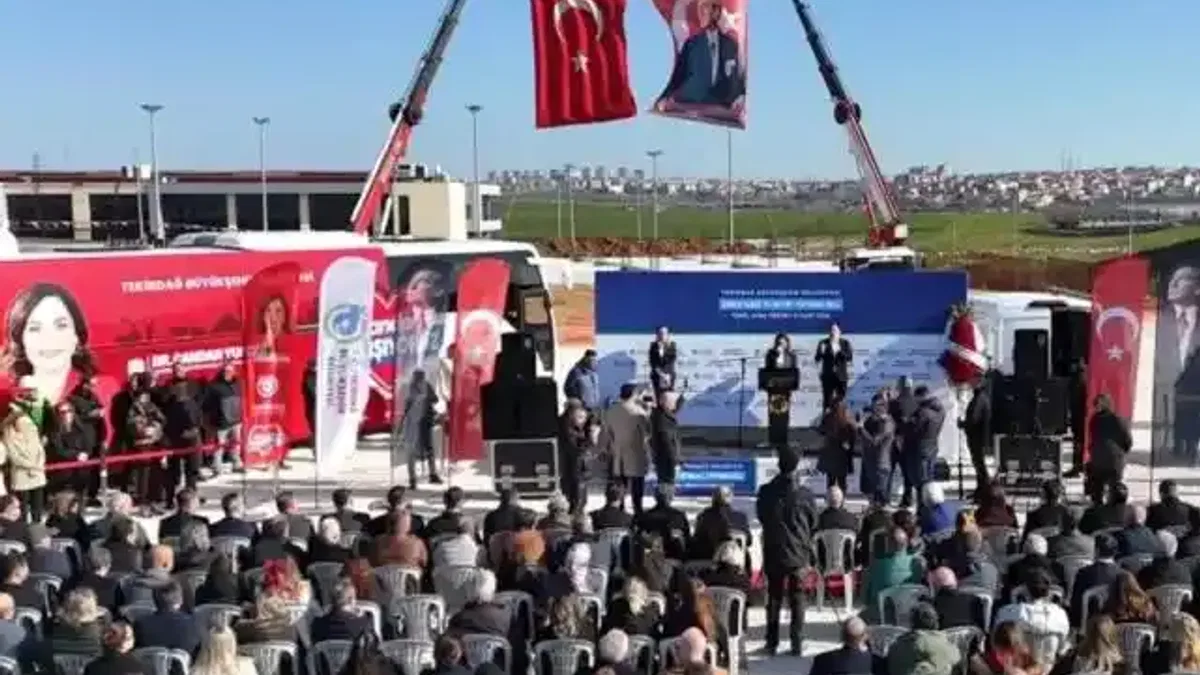 Sebze ve Meyve Toptancı Hali temeli atıldı
