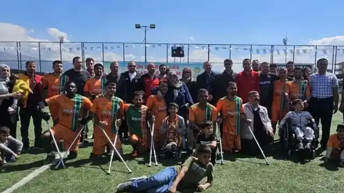 Malatya'da Ampute Futbol Takımı, Süper Lig’e yükseldi!