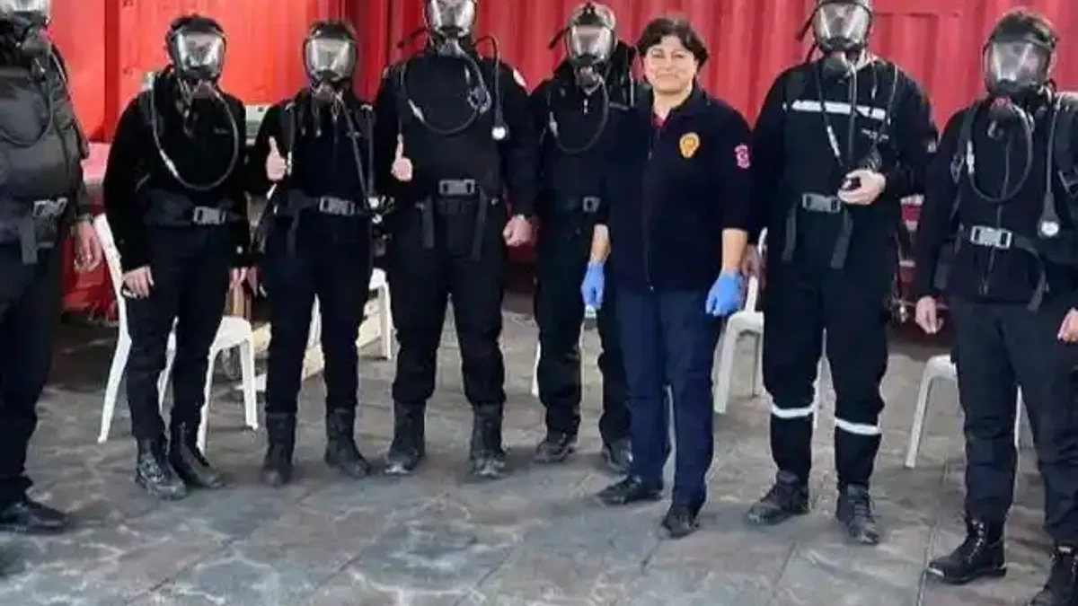 Tuzla Kent Konseyi'ne gönüllü itfaiyecilik eğitimi