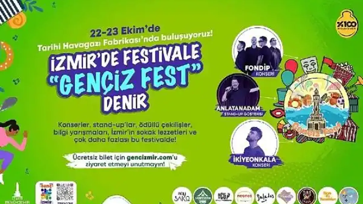 İzmir'de gençlik ve yaratıcılık rüzgarı estirecek Gençİz Fest başlıyor