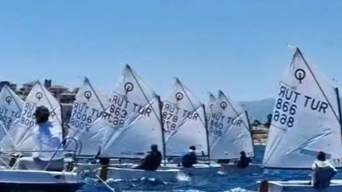 Sahil Güvenlik Kupası için yelkenler Foça'da şişti