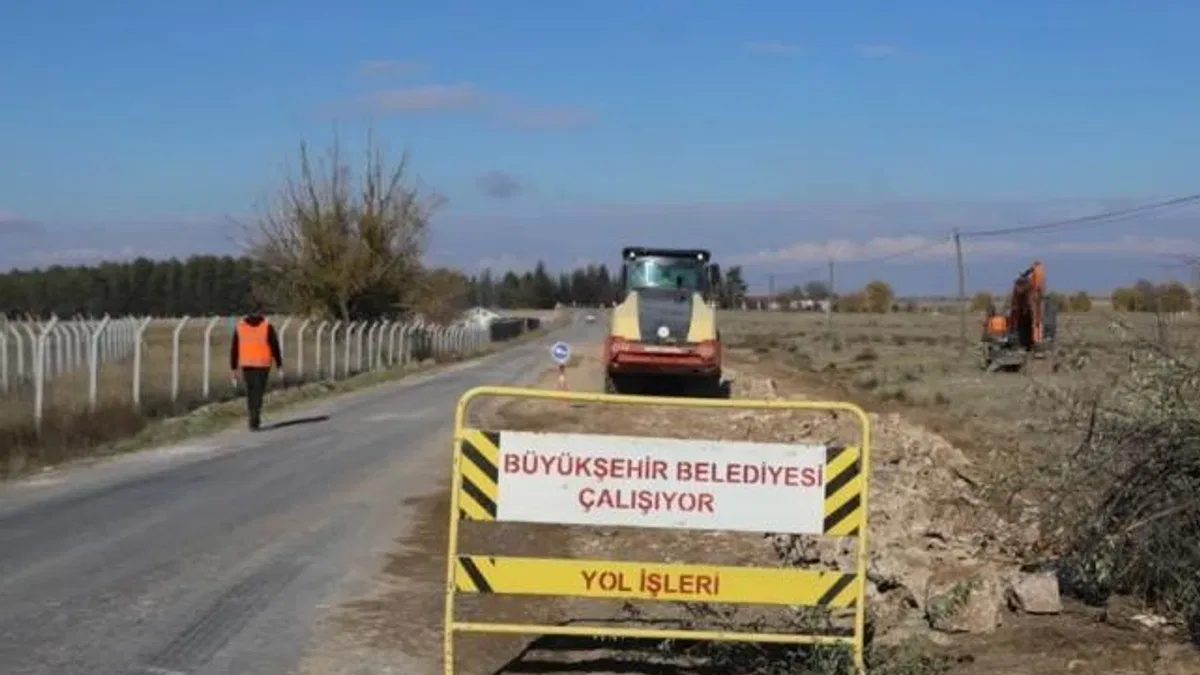 Eskişehir Büyükşehir’den Çifteler’e 30 kilometrelik yol yatırımı