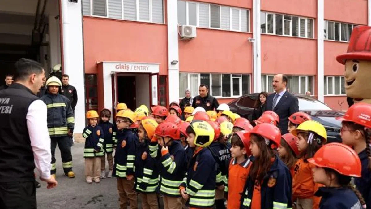 Konya ’da 45 bin ilkokul 1'lere itfaiye eğitimi