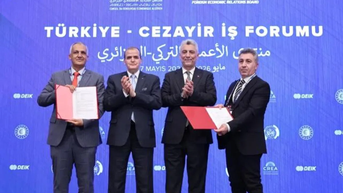 Cezayir ile hedef 10 milyar dolarlık ticaret hacmi
