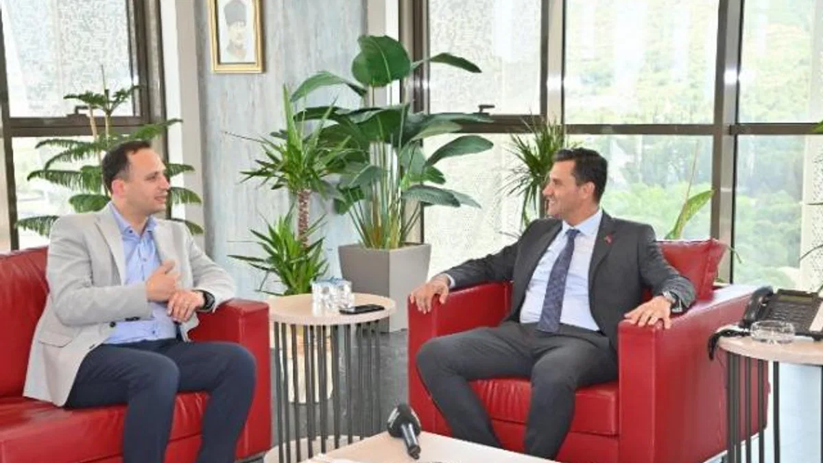 Ömer Eşki’den Başkan Zeyrek'e hayırlı olsun ziyareti