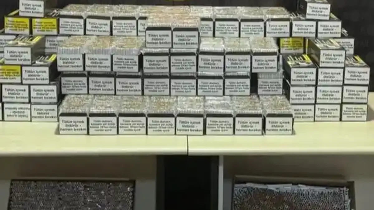 Bilecik Pazaryeri'nde kaçak tütün operasyonu