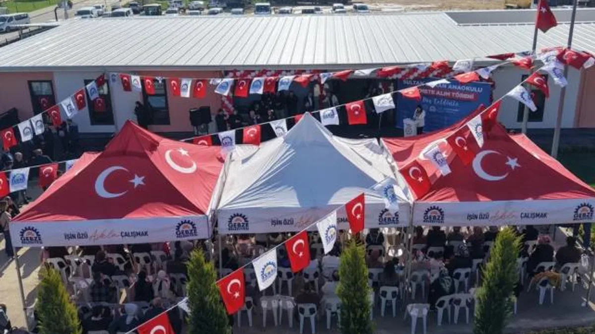 Gebze'de Sultanorhan Anaokulu hizmete açıldı