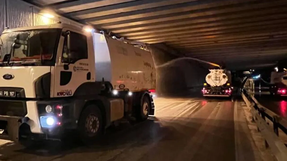 Kocaeli’de tünel yenilendi: Seymen Battı-Çıktı pırıl pırıl