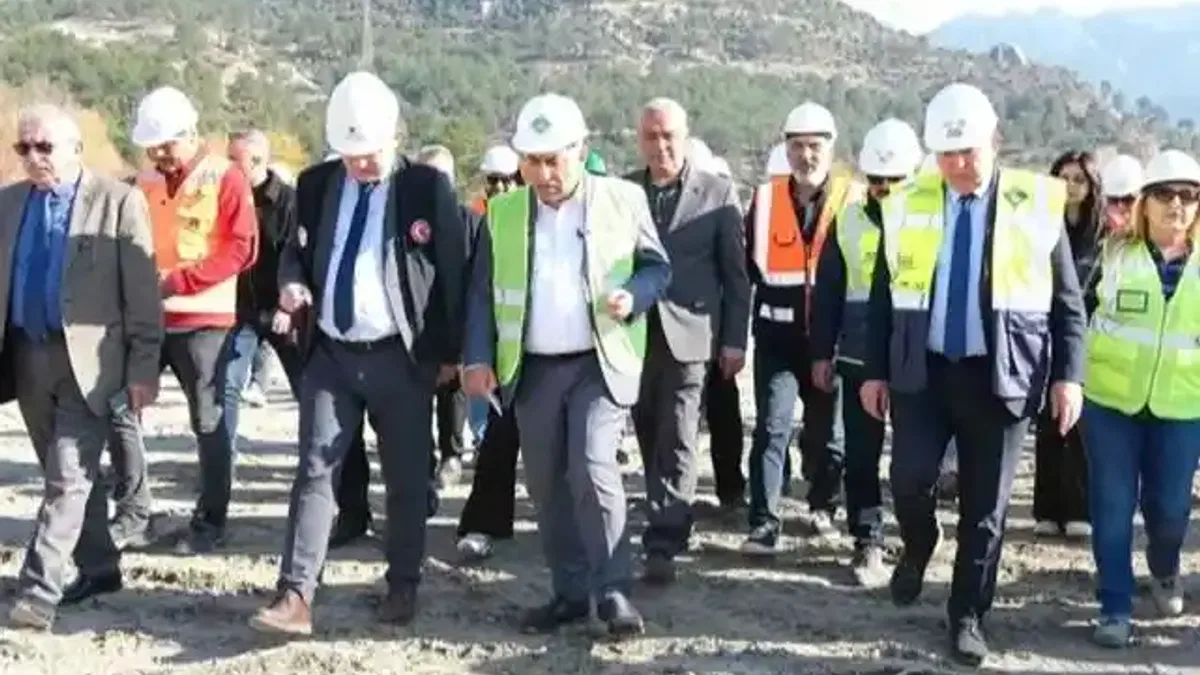 Güngör Geçer'den Adana Pozantı Atık Su Arıtma Tesisi’ne inceleme