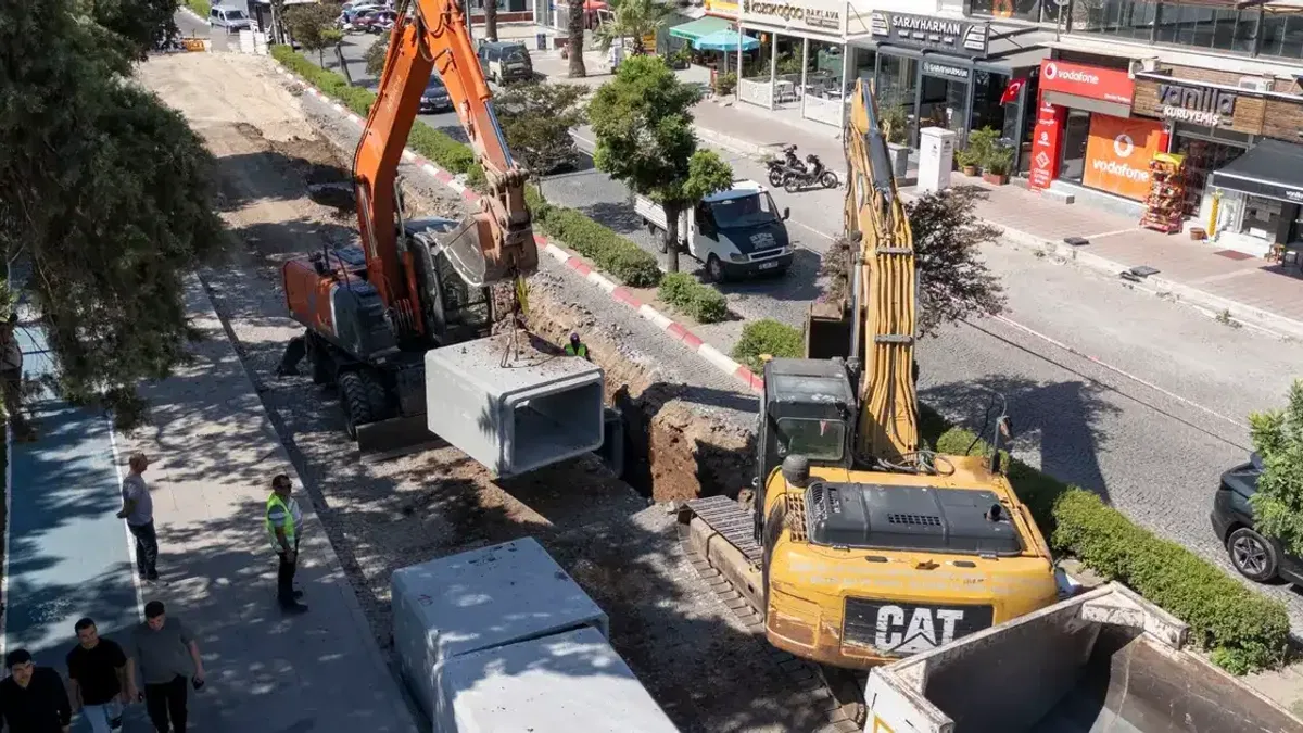İzmir Bergama’da taşkın riskine karşı yeni hat