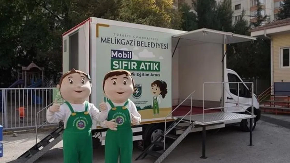 Kayseri Melikgazi'den 'sıfır atık' eğitimi