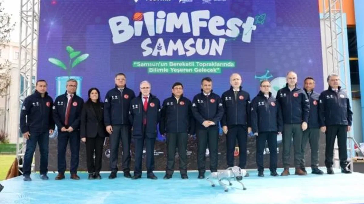Samsun’da BİLİMFEST coşkusu başladı