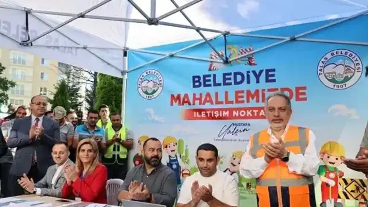 Kayseri Talas'ta hizmet seferberliği