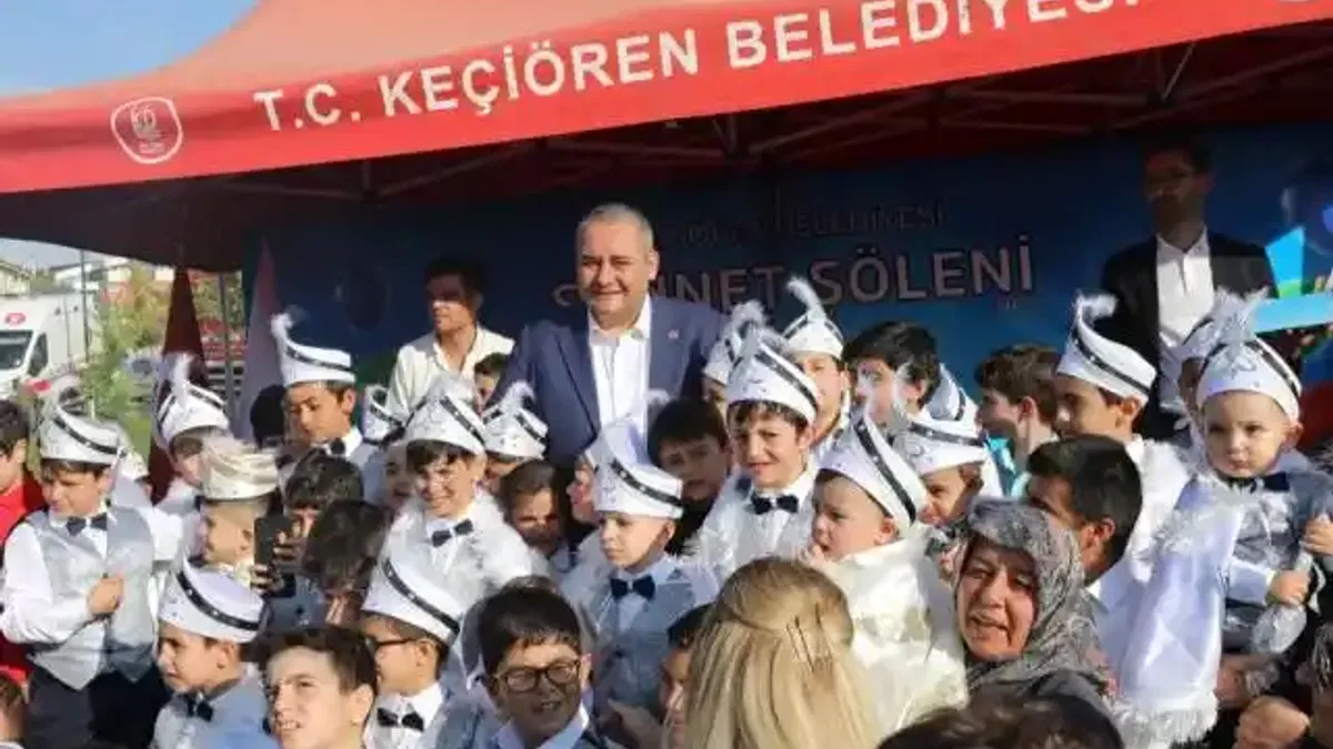Ankara Keçiören'de sünnet şöleni