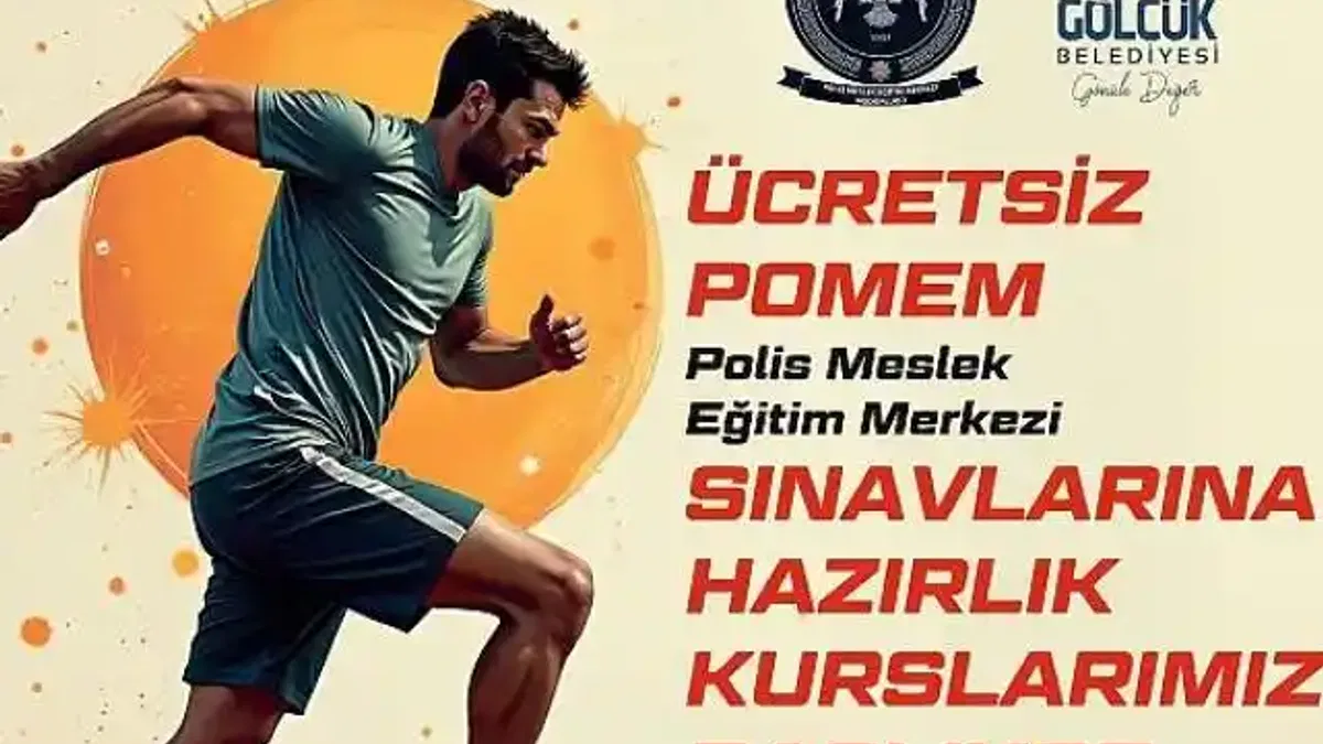 Gölcük Belediyesi ücretsiz POMEM hazırlık kursu kayıtları başladı.