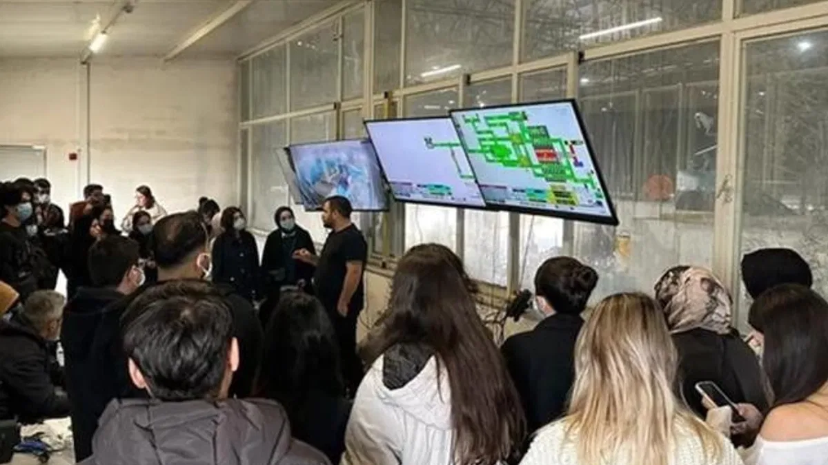 Denizli’de üniversiteliler katı atık tesisini yerinde gözlemledi