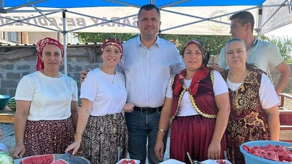Kurtdere'de karpuz tadında şenlik