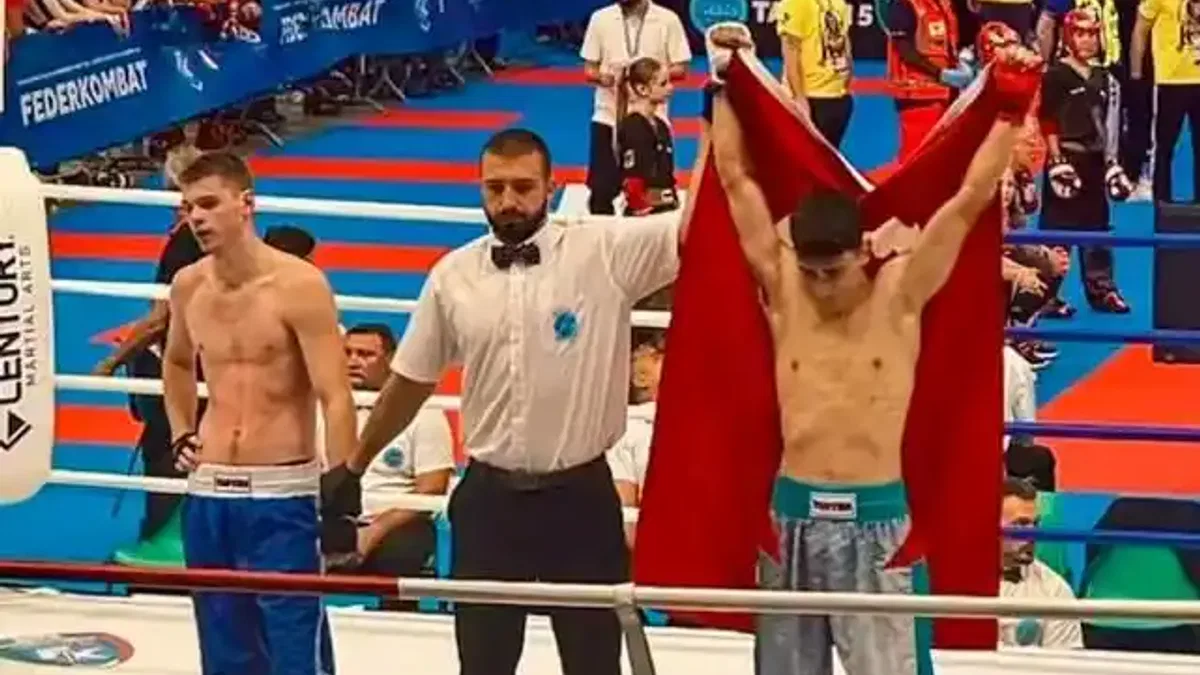 Avrupa Kick Boks'ta Konya Meram rüzgarı