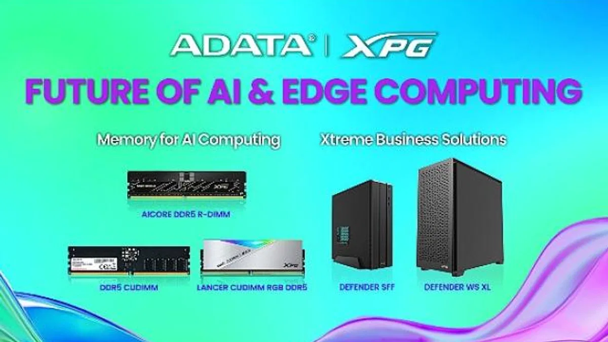 ADATA CES 2025'te AI Dönemi Üzerine Yeni Bir Perspektif Ortaya Koyuyor