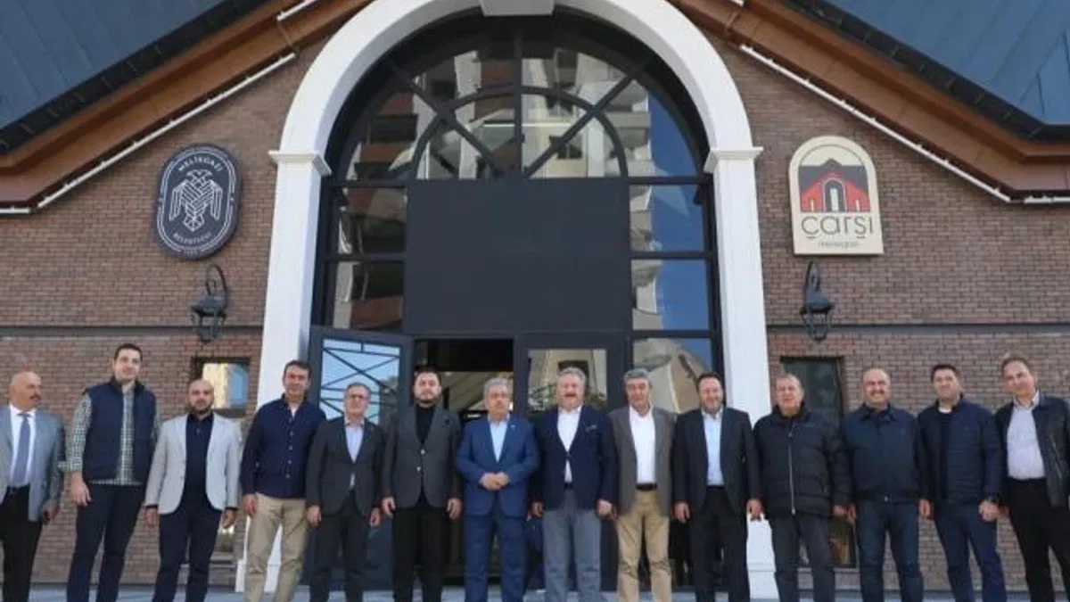 Kayseri'de Çarşı Melikgazi'ye protokol ziyareti