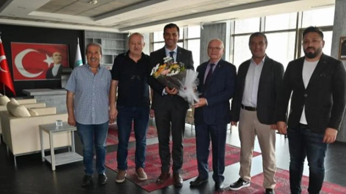 Halil Kırlı ve yönetiminden Başkan Zeyrek’e ziyaret