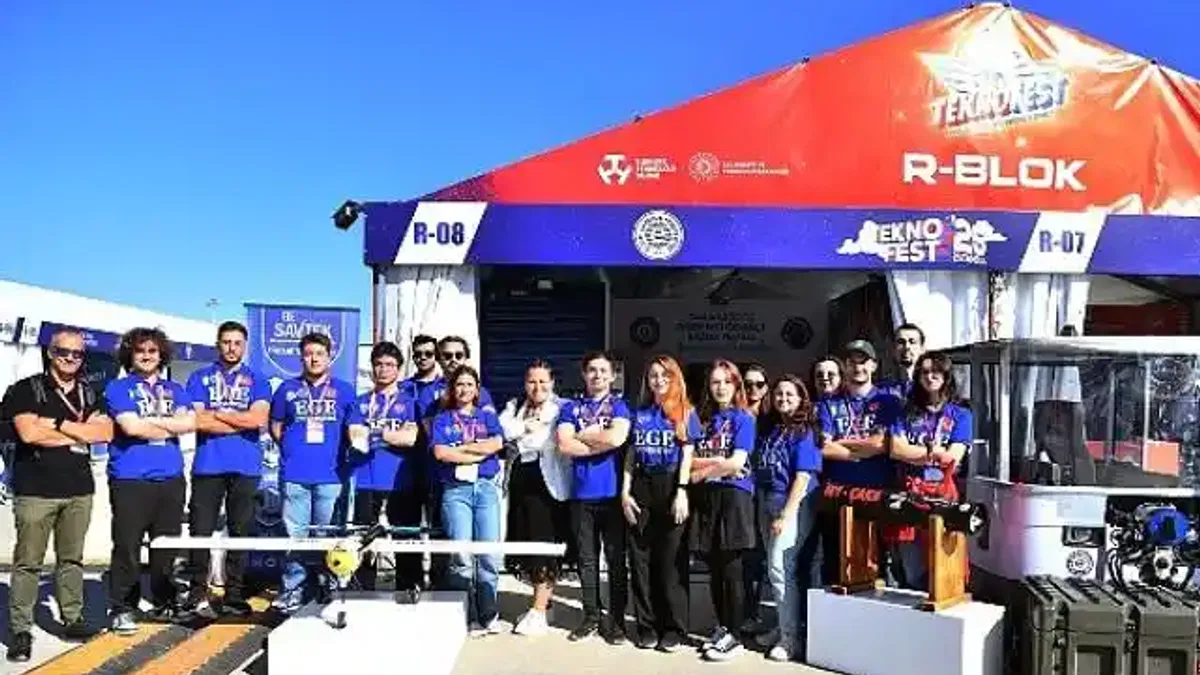 TEKNOFEST İstanbul'da Ege Üniversitesi yoğun ilgi gördü