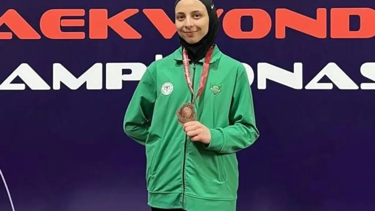 Meram'ın milli gururu Türkiye üçüncüsü oldu