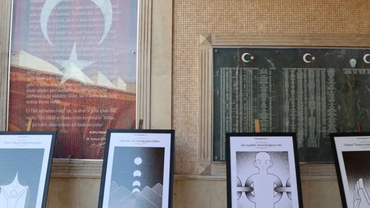 Konya'da '41 Mısra 41 Çizgi' sergisi
