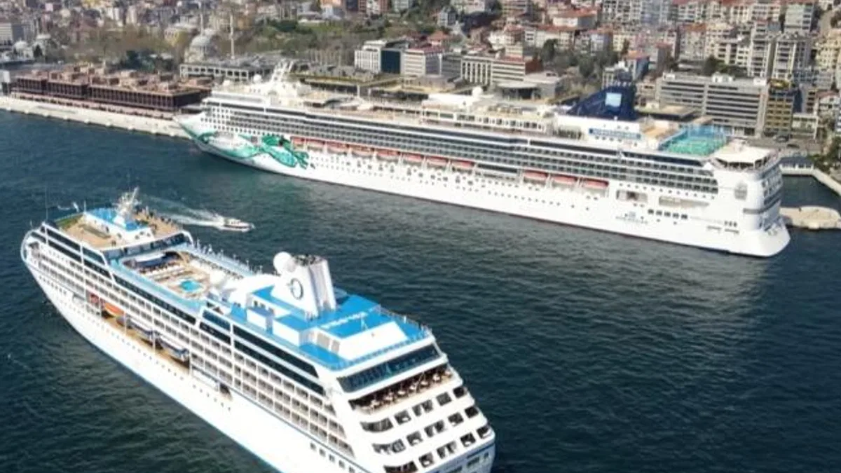 Kruvaziyer yolcusu 2 milyonu aştı... Kuşadası Limanı zirvede