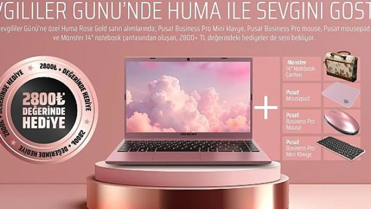 Göz alıcı tasarım, güçlü performans Sevgililer Günü'ne özel Huma Rose Gold!